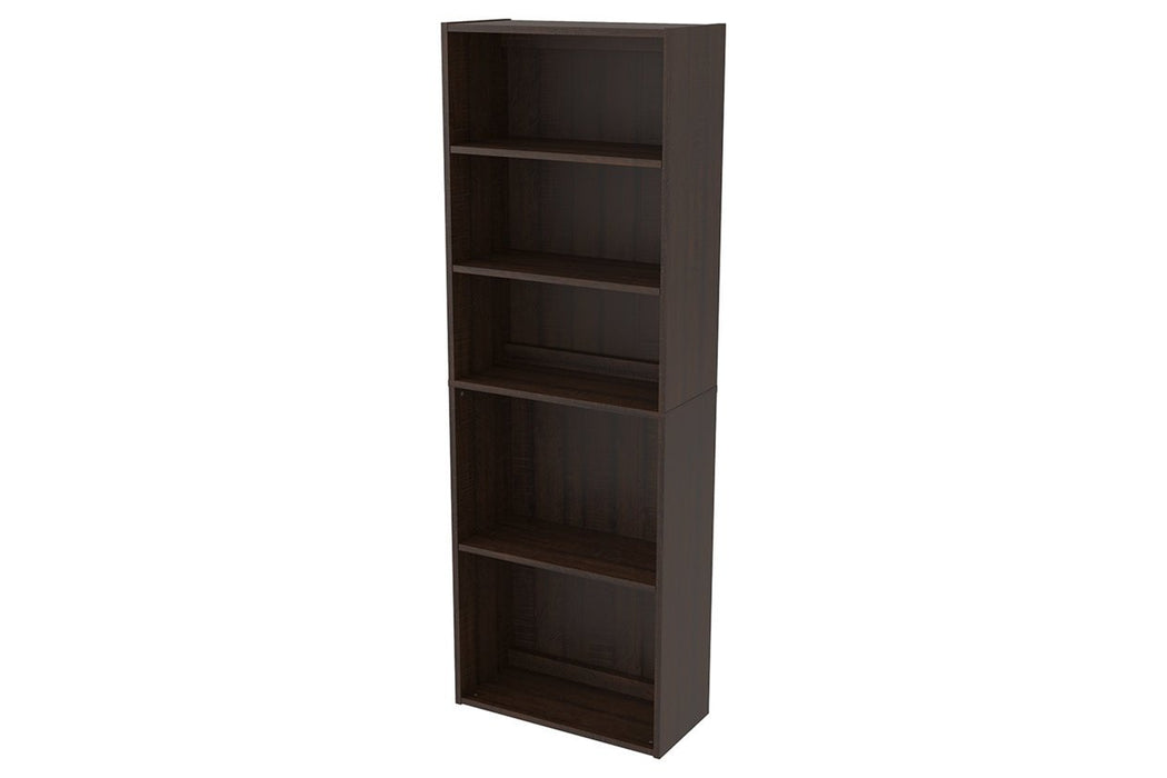 Camiburg Warm Brown Bookcase - Lara Furniture