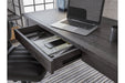 Freedan Grayish Brown 48" Home Office Desk - Lara Furniture