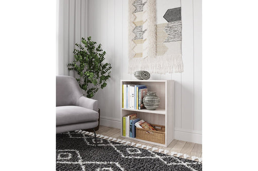 Dorrinson Antique White 30" Bookcase - Lara Furniture