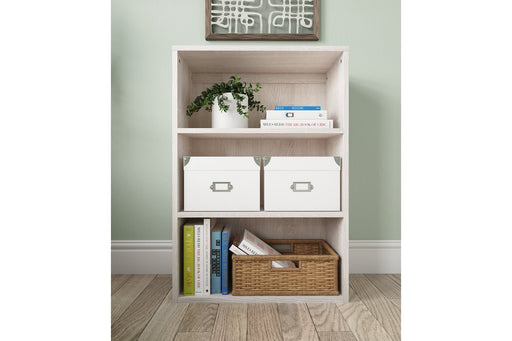 Dorrinson Antique White 36" Bookcase - Lara Furniture