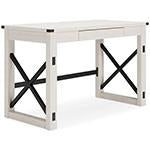 Bayflynn Whitewash 48" Home Office Desk - Lara Furniture