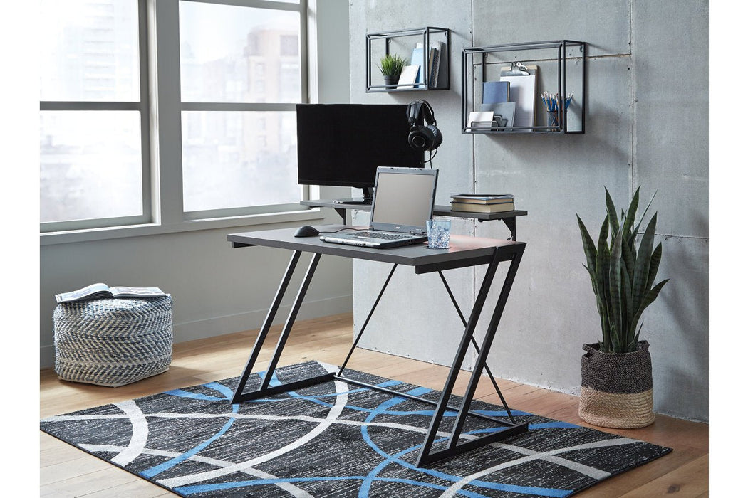 Lynxtyn Two-tone 48" Home Office Desk - Lara Furniture