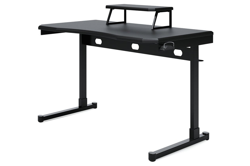 Lynxtyn Black 48" Home Office Desk - Lara Furniture