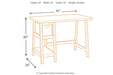 Mirimyn Black 42" Home Office Desk - Lara Furniture