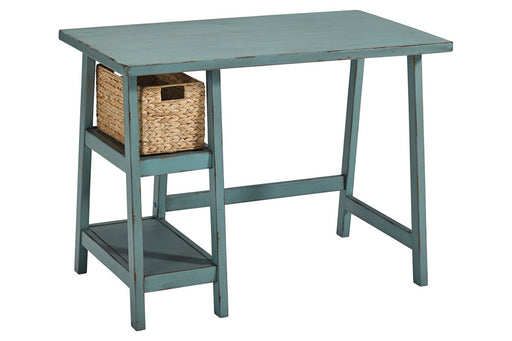 Mirimyn Teal 42" Home Office Desk - Lara Furniture