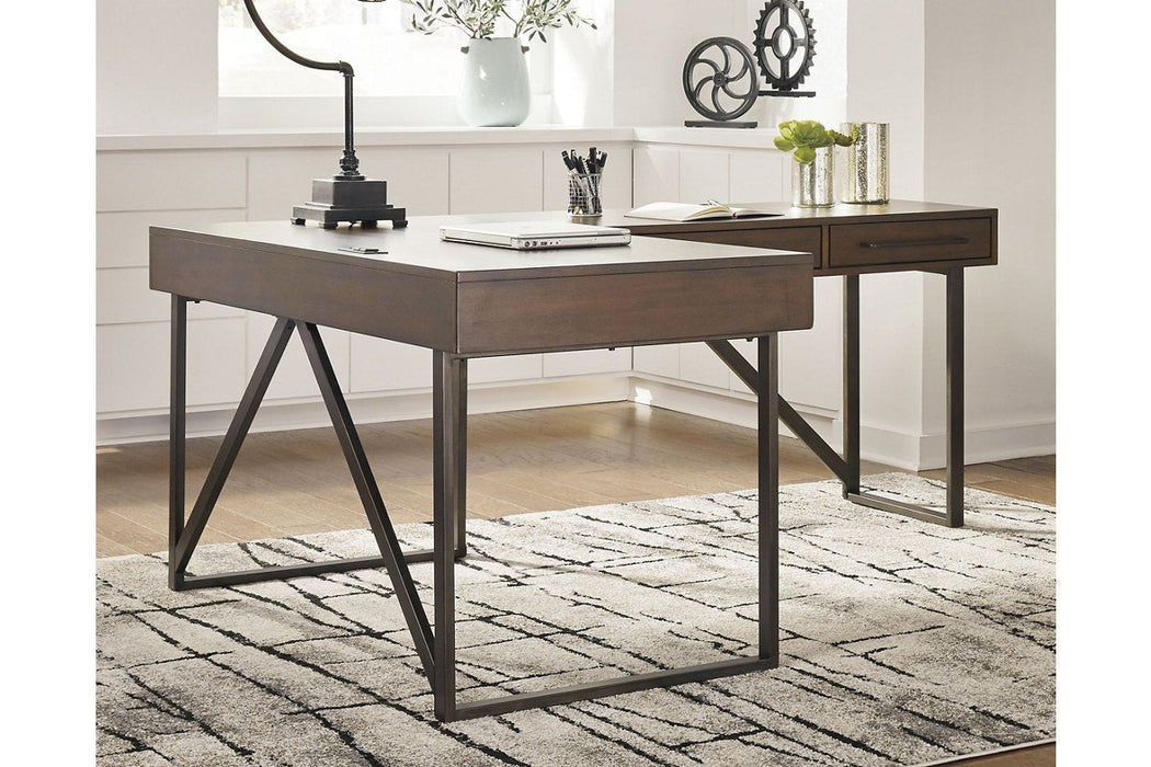 Starmore Brown Home Office Desk Return - Lara Furniture