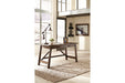 Baldridge Rustic Brown Home Office Desk - Lara Furniture