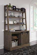 Luxenford Grayish Brown 48" Home Office Desk Hutch - Lara Furniture