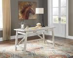 Carynhurst Whitewash 60" Home Office Desk - Lara Furniture