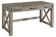 Aldwin Gray Home Office Lift Top Desk - Lara Furniture
