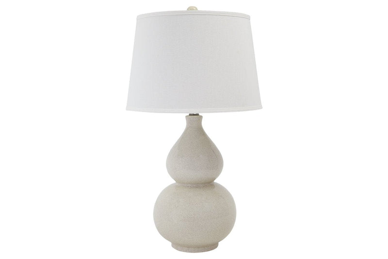 Saffi Cream Table Lamp - Lara FurnitureTable Lamp