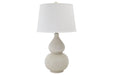 Saffi Cream Table Lamp - Lara Furniture