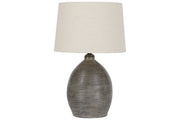 Joyelle Gray Table Lamp - Lara FurnitureTable Lamp