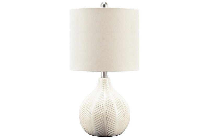 Rainermen Off White Table Lamp - Lara FurnitureTable Lamp
