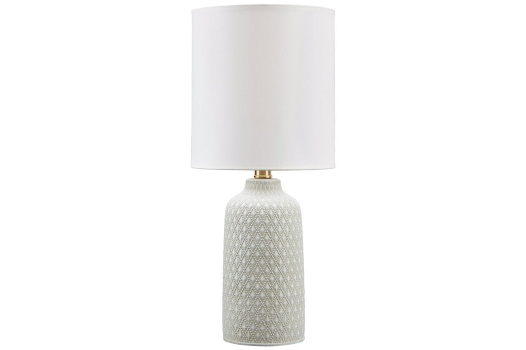 Donnford Gray Table Lamp - Lara Furniture