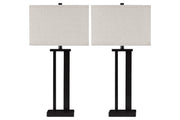 Aniela Bronze Finish Table Lamp (Set of 2) - Lara FurnitureTable Lamp Pair
