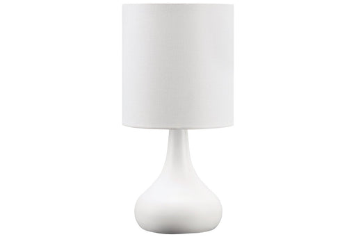 Camdale White Table Lamp - Lara Furniture