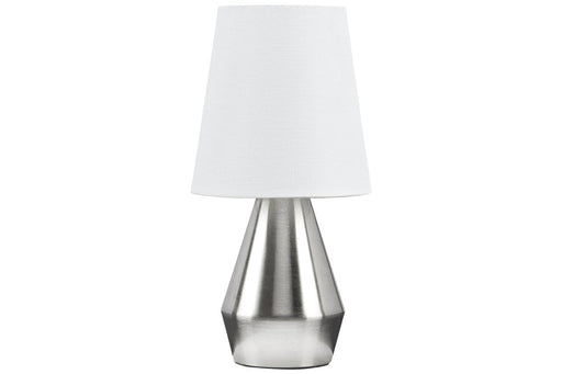 Lanry Silver Finish Table Lamp - Lara Furniture
