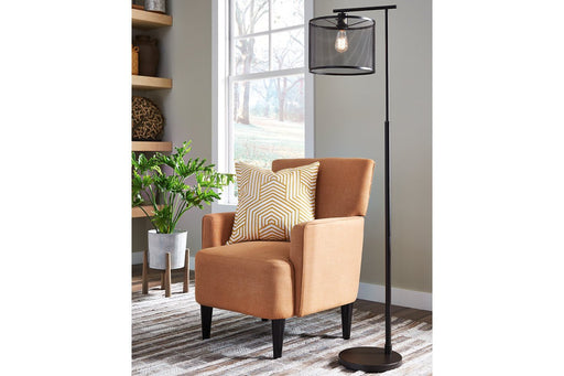 Nolden Bronze Finish Floor Lamp - Lara Furniture