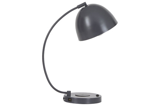 Austbeck Gray Desk Lamp - Lara Furniture