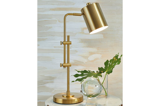 Baronvale Brass Finish Desk Lamp - Lara Furniture