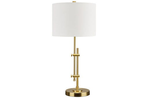 Baronvale Brass Finish Table Lamp - Lara Furniture