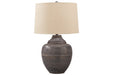 Olinger Brown Table Lamp - Lara Furniture