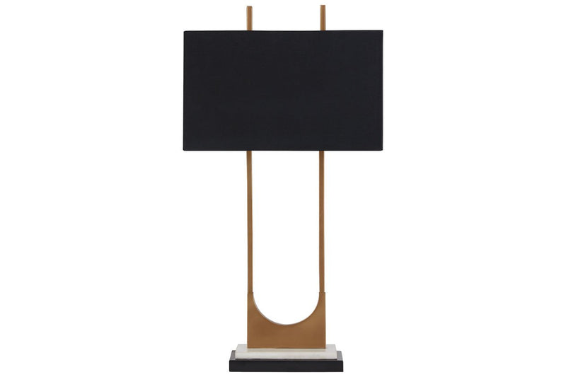 Malana Brass Finish Table Lamp - Lara FurnitureTable Lamp
