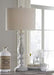 Bernadate Whitewash Table Lamp (Set of 2) - Lara Furniture