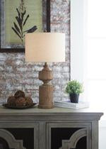 Madelief Brown Table Lamp - Lara Furniture