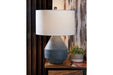 Kristeva Blue Table Lamp - Lara Furniture