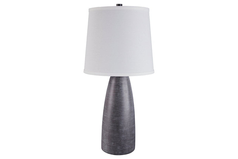 Shavontae Gray Table Lamp (Set of 2) - Lara FurnitureTable Lamp Pair