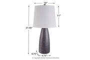 Shavontae Gray Table Lamp (Set of 2) - Lara FurnitureTable Lamp Pair