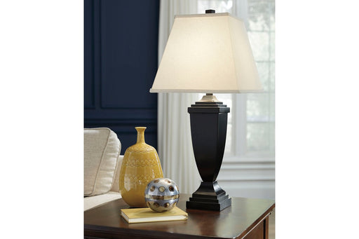 Amerigin Bronze Finish Table Lamp (Set of 2) - Lara Furniture
