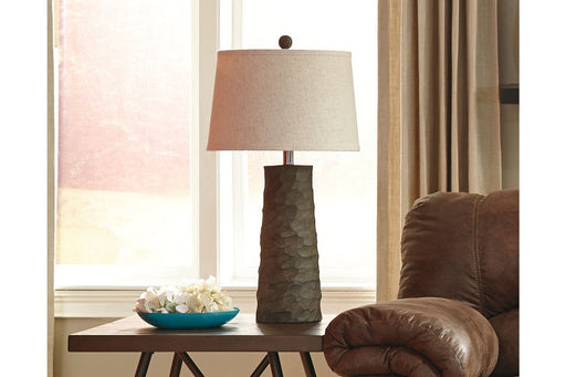 Sinda Gray Table Lamp (Set of 2) - Lara Furniture