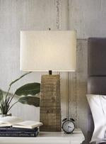 Deonte Brown Table Lamp - Lara Furniture