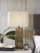 Deonte Brown Table Lamp - Lara Furniture
