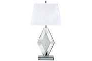 Prunella Silver Finish Table Lamp - Lara FurnitureTable Lamp