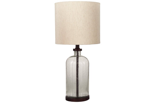 Bandile Clear/Bronze Finish Table Lamp - Lara FurnitureTable Lamp