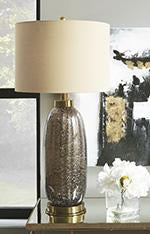 Aaronby Taupe Table Lamp (Set of 2) - Lara Furniture