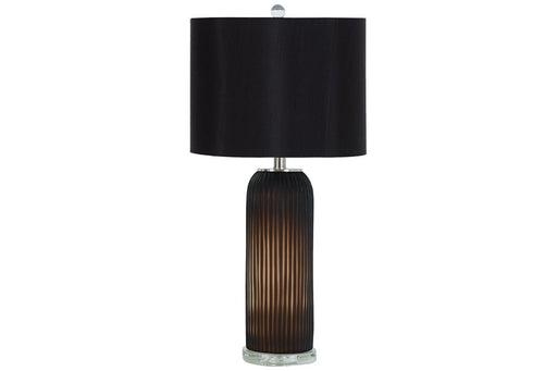 Abaness Black Table Lamp (Set of 2) - Lara Furniture