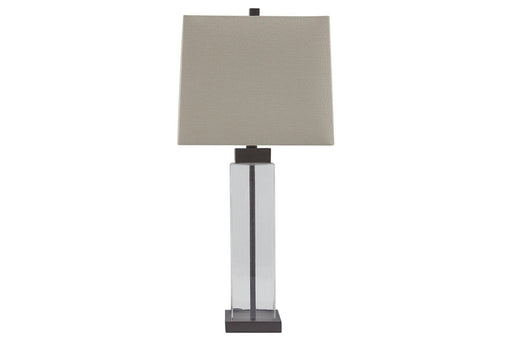 Alvaro Clear/Bronze Finish Table Lamp (Set of 2) - Lara Furniture