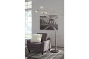 Winter Silver Finish Arc Lamp - Lara FurnitureFloor Lamps