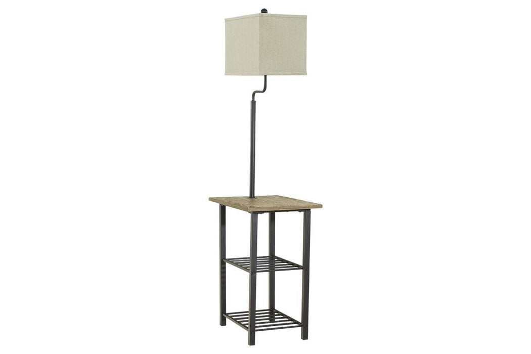 Shianne Black Floor Lamp - Lara Furniture