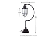 Jae Antique Black Desk Lamp - Lara FurnitureTable Lamp