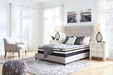 8 Inch Chime Innerspring White Full Mattress in a Box - Lara Furniture