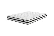 8 Inch Chime Innerspring White Queen Mattress in a Box - Lara FurnitureQueen Mattress