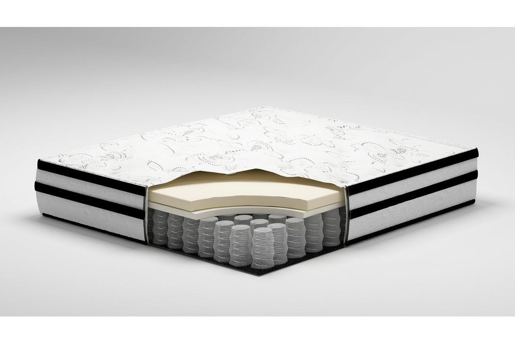 Chime 10 Inch Hybrid White Full Mattress in a Box - Lara Furniture