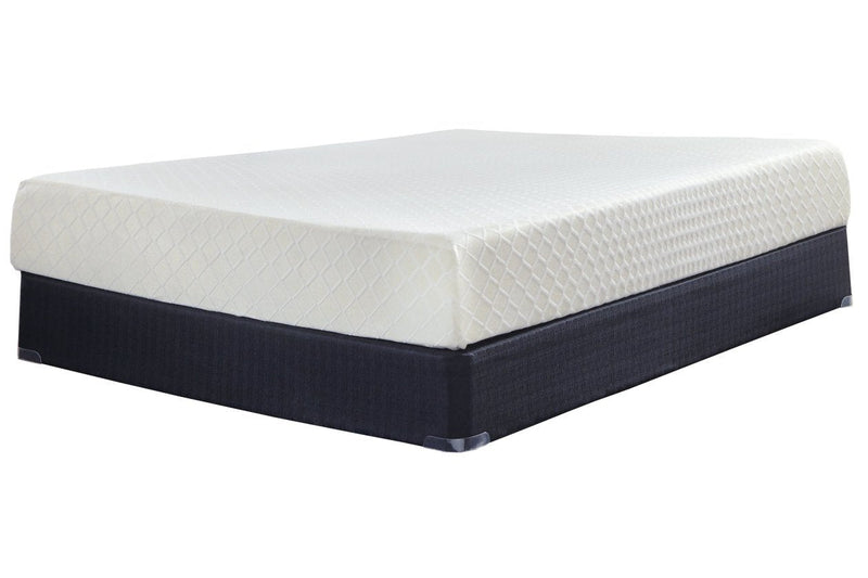 10 Inch Chime Memory Foam White King Mattress in a Box - Lara FurnitureKing Mattress