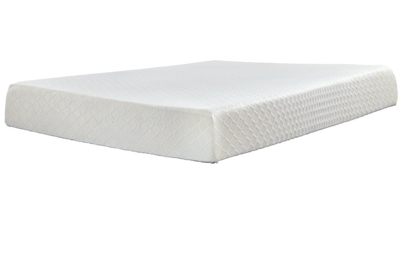 10 Inch Chime Memory Foam White Twin Mattress in a Box - Lara FurnitureTwin Mattress